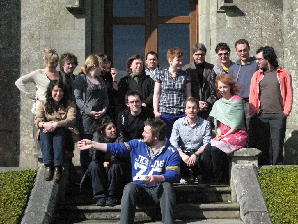 The participants of the first MAKE residency in 2009