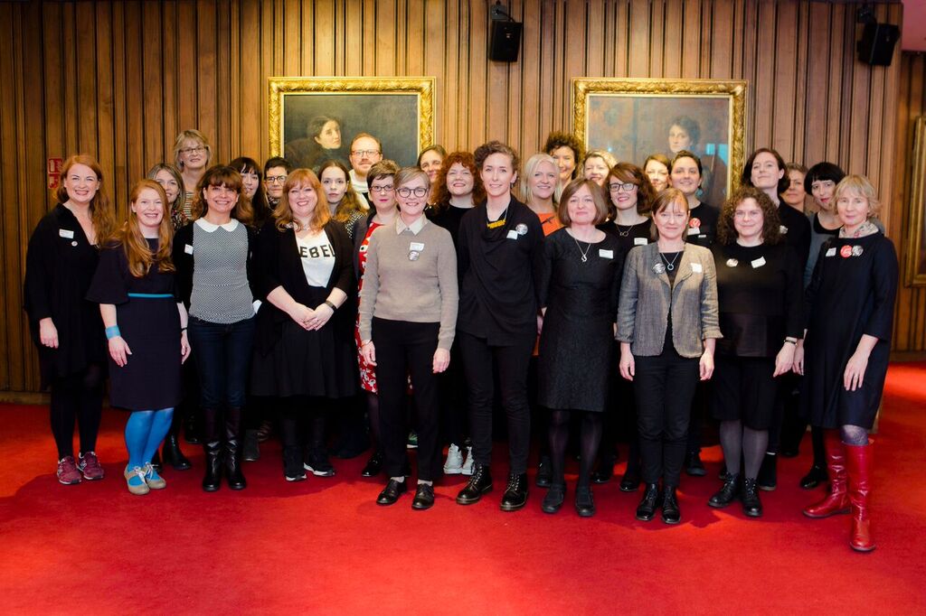 Some of those who put together the #WakingTheFeminists public meeting at the Abbey Theatre on Nov 12th 2015